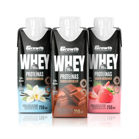 10 BEBIDAS LÁCTEA UHT DE PROTEÍNAS 250ML (WHEY PRONTO)