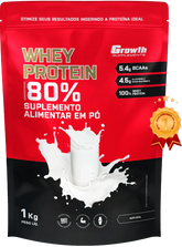 WHEY PROTEIN GROWTH. PROTEÍNA DO SORO DO LEITE PURA.