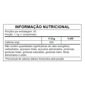 HOT TERMOGÊNICO 60 COMPRIMIDOS (PRÉ-TREINO)