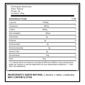 BCAA 10:1:1 200G EM PÓ (PRÉ-TREINO)