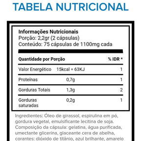 Spirulina (75 Cápsulas)