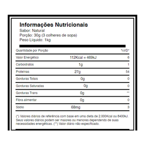 (TOP) WHEY PROTEIN ISOLADO 90% CONCENTRADO 1KG